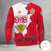 VfB Stuttgart Red White Sweatshirt