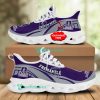 AFL Fremantle Dockers Custom Name Purple Gray Max Soul Shoes V2