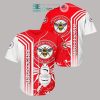Brentford FC White Red Baseball Jersey