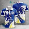 Chelsea FC Blue White Polo Shirt V5