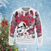 NBA Chicago Bulls White Red Snow Snoopy Dabbing Ugly Christmas Sweater