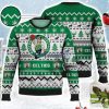 NBA Boston Celtics White Green Ugly Christmas Sweater V2