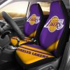 NBA Los Angeles Lakers Purple Gold Car Seat Covers