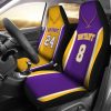 NBA Los Angeles Lakers Purple Gold Kobe Bryant No 8 And 24 Car Seat Covers