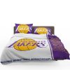 NBA Los Angeles Lakers White Purple Bedding Set