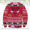 NBA Chicago Bulls White Red Ugly Christmas Sweater V2
