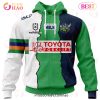 NRL Canberra Raiders Custom Name Number 2023 Jersey Zip Up Hoodie