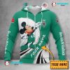 Borussia Mönchengladbach Custom Name Mickey Zip Up Hoodie