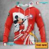 LOSC Lille Custom Name Mickey Zip Up Hoodie