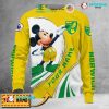 Norwich City FC Custom Name Mickey Sweatshirt