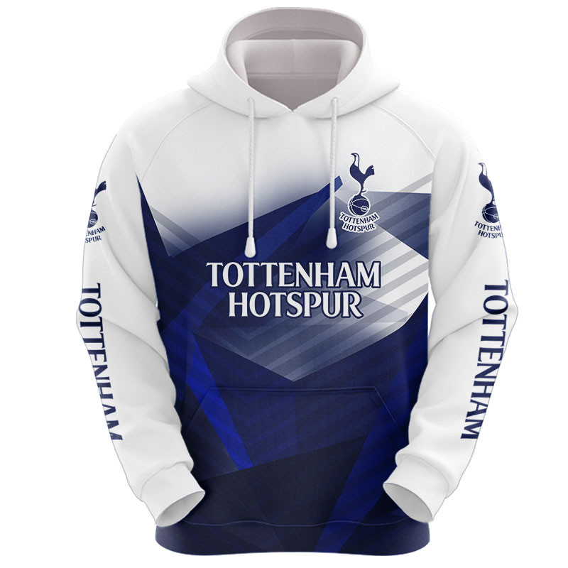Tottenham Hotspur FC White Pullover Hoodie Tottenham Hotspur FC White Pullover Hoodie
