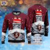 US Salernitana Santa Claus Custom Name Ugly Christmas Sweater