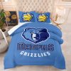 NBA Memphis Grizzlies Blue Bedding Set V2