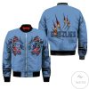 NBA Memphis Grizzlies Blue Claws Style Bomber Jacket