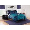 NBA Charlotte Hornets Teal Dark Purple Hexagon Bedding Set