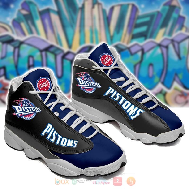 NBA Detroit Pistons Black Blue Air Jordan 13 Shoes NBA Detroit Pistons Black Blue Air Jordan 13 Shoes