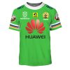 NRL Canberra Raiders Custom Name Number 2020 Care Emoji Home Jersey T-Shirt