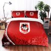 NRL St. George Illawarra Dragons Red Polynesian Doona Cover