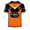 NRL Wests Tigers Custom Name Number 2022 Away Jersey T-Shirt