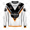 NRL Wests Tigers Custom Name Number 2022 Captains Run Jersey Sweatshirt