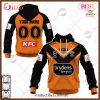 NRL Wests Tigers Custom Name Number 2023 Away Jersey Pullover Hoodie