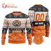NRL Wests Tigers Custom Name Number Ugly Christmas Sweater
