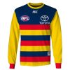 AFL Adelaide Crows Custom Name Number 2020 Home Guernsey Sweatshirt