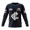 AFL Carlton Blues Custom Name Number 2023 Home Guernsey Sweatshirt
