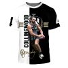 AFL Collingwood Magpies Broodie Grundy #4 T-Shirt V2