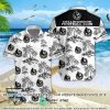 AFL Collingwood Magpies Coconut Tree Islands Hawaiian Shirt
