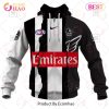 AFL Collingwood Magpies Custom Name Number 2023 Mix Guernsey Zip Up Hoodie