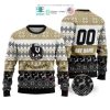 AFL Collingwood Magpies Custom Name Number Ugly Christmas Sweater