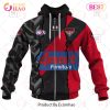 AFL Essendon Bombers Custom Name Number 2023 Mix Guernsey Zip Up Hoodie