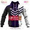 AFL Fremantle Dockers Custom Name Number 2023 Mix Guernsey Zip Up Hoodie