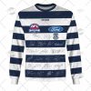 AFL Geelong Cats Custom Name Number 2022 Signatures Guernsey Sweatshirt