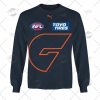 AFL Greater Western Sydney Giants Custom Name Number 2022 Never Surrender Guernsey Sweatshirt