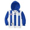 AFL North Melbourne Kangaroos Custom Name Number The Simpsons Guernsey Kids Zip Up Hoodie