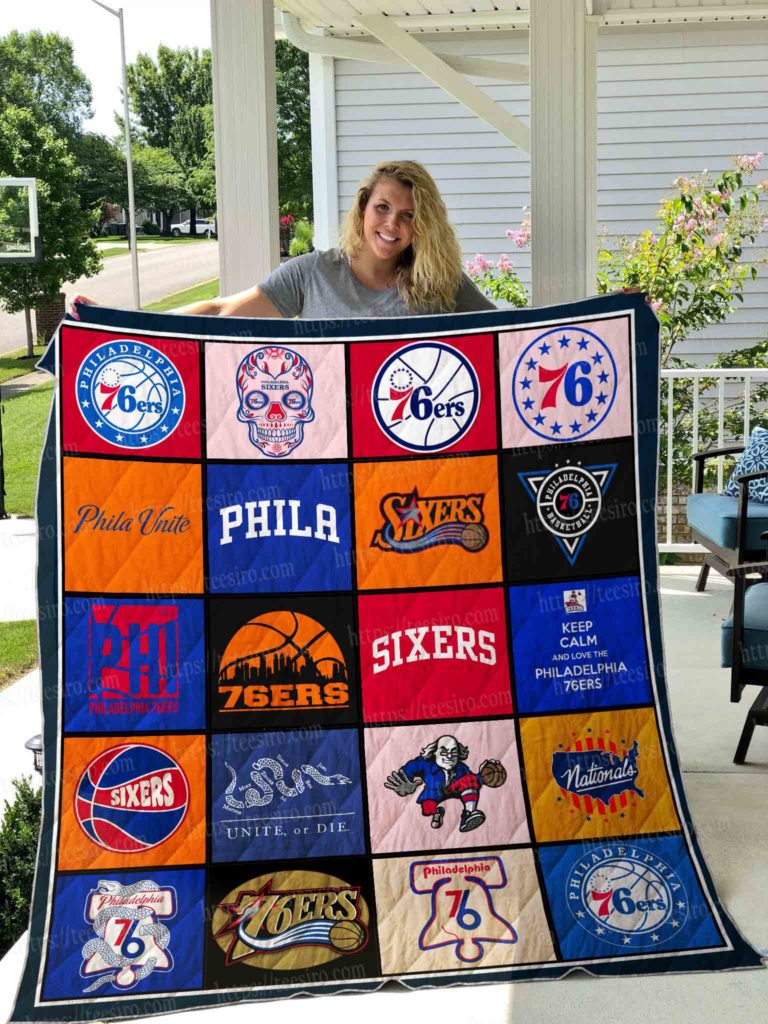 NBA Philadelphia 76ers Keep Calm And Love Quilt Blanket NBA Philadelphia 76ers Keep Calm And Love Quilt Blanket