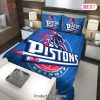 NBA Detroit Pistons Blue 2001 – 2005 Logo Bedding Set