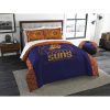 NBA Phoenix Suns Purple Orange Established 1968 Bedding Set