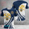 NBA Denver Nuggets Blue White T-Shirt V2