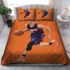 NBA Phoenix Suns Orange Devin Booker No 1 Bedding Set V3
