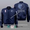 NBA Memphis Grizzlies Navy Blue Bomber Jacket