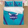 NBA Charlotte Hornets Teal Dark Purple Bedding Set
