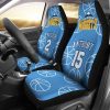 NBA Denver Nuggets Custom Name Number x2 Sky Blue Car Seat Covers