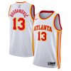 Atlanta Hawks Bogdan Bogdanovic Nike Association Edition White NBA Jersey