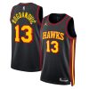 Atlanta Hawks Bogdan Bogdanovic Statement Edition Black NBA Jersey