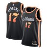 Atlanta Hawks Onyeka Okongwu Nike City Edition Black NBA Jersey