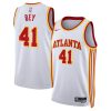 Atlanta Hawks Saddiq Bey Nike Association Edition White NBA Jersey