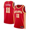 Atlanta Hawks Trae Young Nike Icon Red NBA Jersey